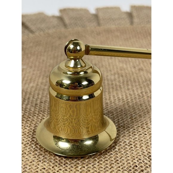 VINTAGE Partylite 9 inch Chatham Candle Snuffer BRASS N6035 FREE SHIPPING! - Picture 3 of 9